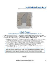 WBAsics®pEVA Foam Install US English Cover