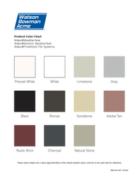 Wabo© Color Chart Cover