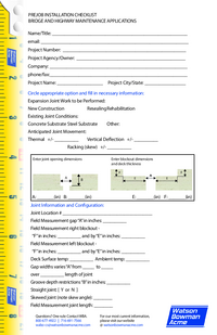 BH Maint Prejob Survey Pad 8 5 X5 5sheet Cover