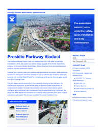 Presidio Parkway Viaduct Cover